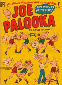 Joe Palooka Monthly (Illustrated, 1952 series)  #39 (October 1955) — Five Rounds of Terror!