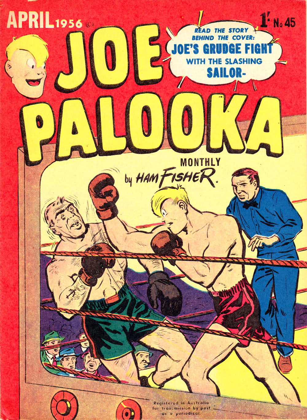 Joe Palooka Monthly (Champion, 1955? series) #45 (April 1956)