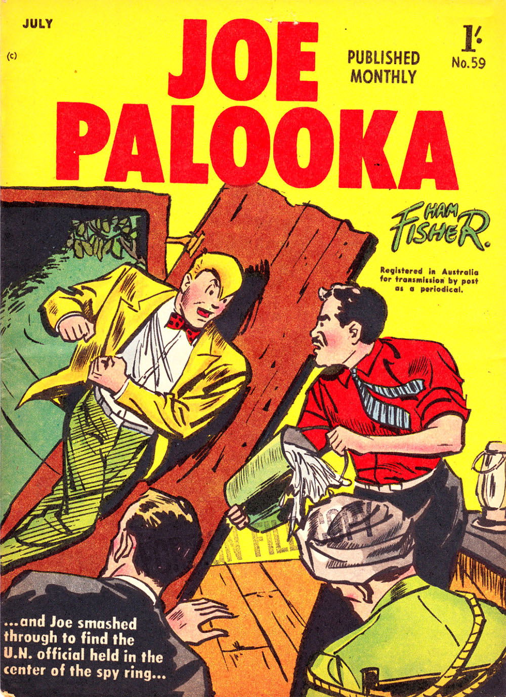 Joe Palooka Monthly (Champion, 1955? series) #59 (July 1957)