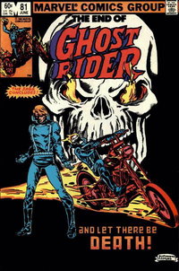 Ghost Rider (Marvel, 1973 series)  #81 (June 1983) — And Let There Be Death!