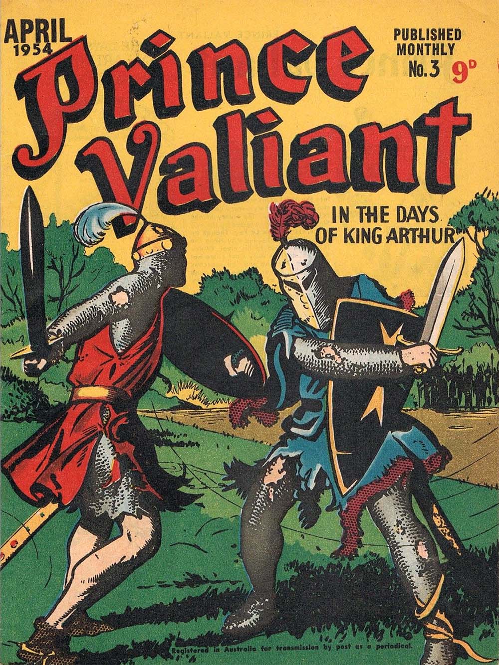 Prince Valiant in the Days of King Arthur (ANL, 1954 series) #3 (April 1954)