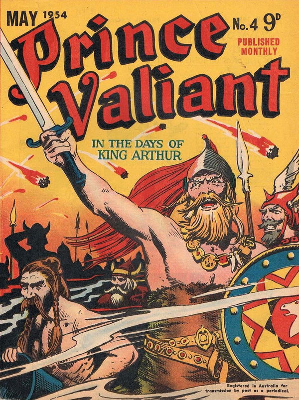 Prince Valiant in the Days of King Arthur (ANL, 1954 series) #4 (May 1954)