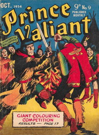 Prince Valiant in the Days of King Arthur  #9 (October 1954)