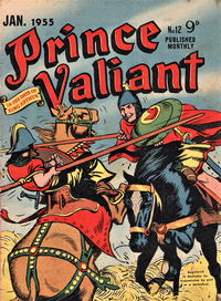 Prince Valiant in the Days of King Arthur (ANL, 1954 series) #12 January 1955