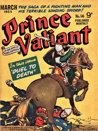 Prince Valiant in the Days of King Arthur (ANL, 1954 series) #14 March 1955