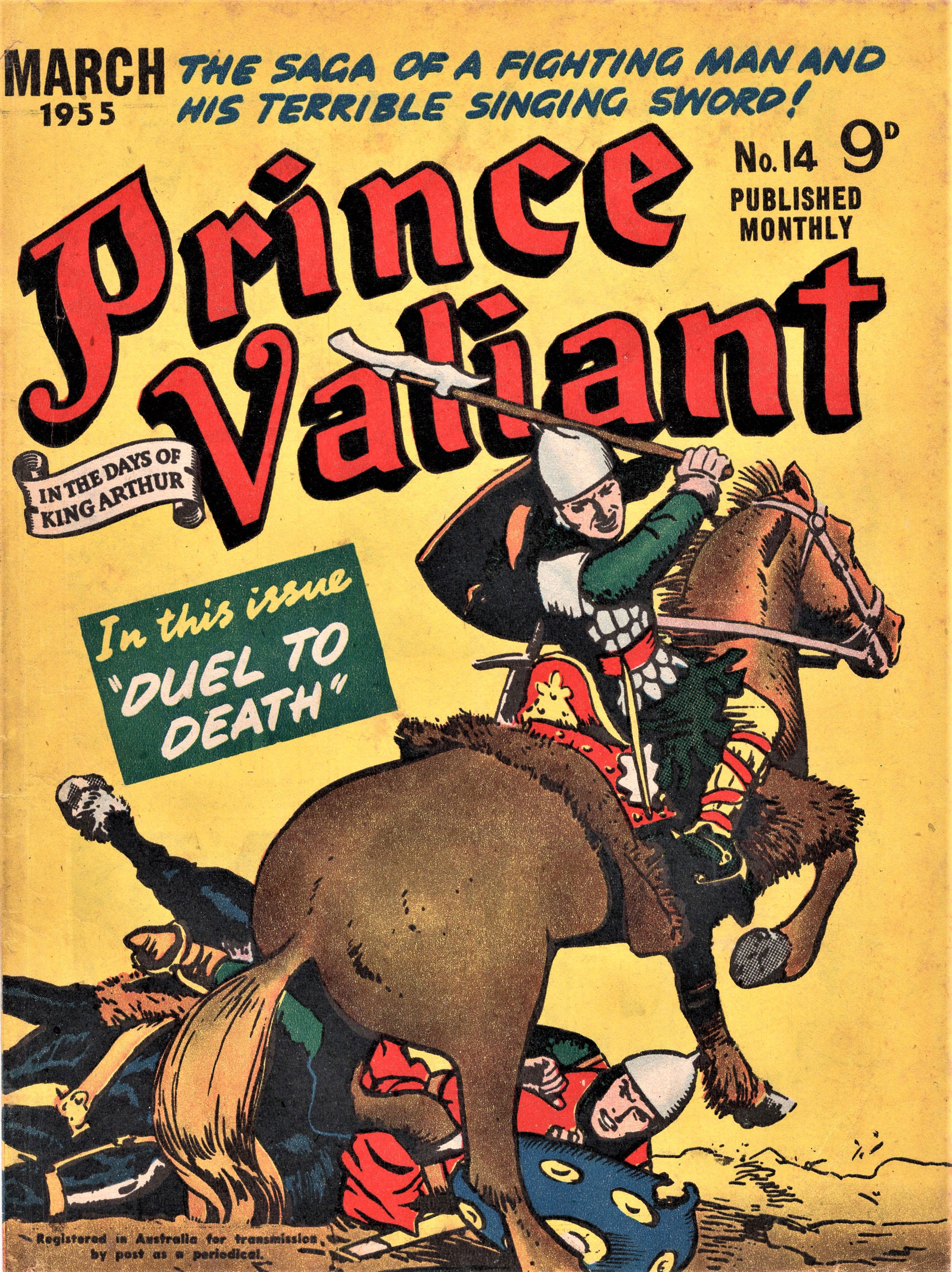 Prince Valiant in the Days of King Arthur (ANL, 1954 series) #14 (March 1955)