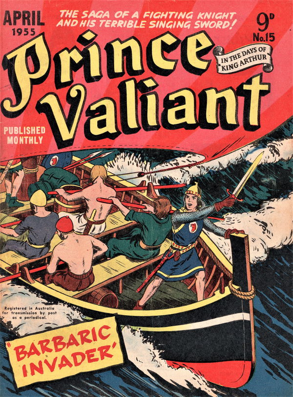 Prince Valiant in the Days of King Arthur (ANL, 1954 series) #15 (April 1955)