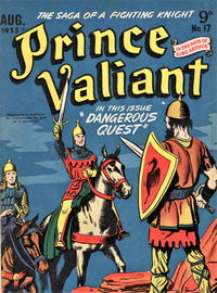 Prince Valiant in the Days of King Arthur (ANL, 1954 series) #17 August 1955