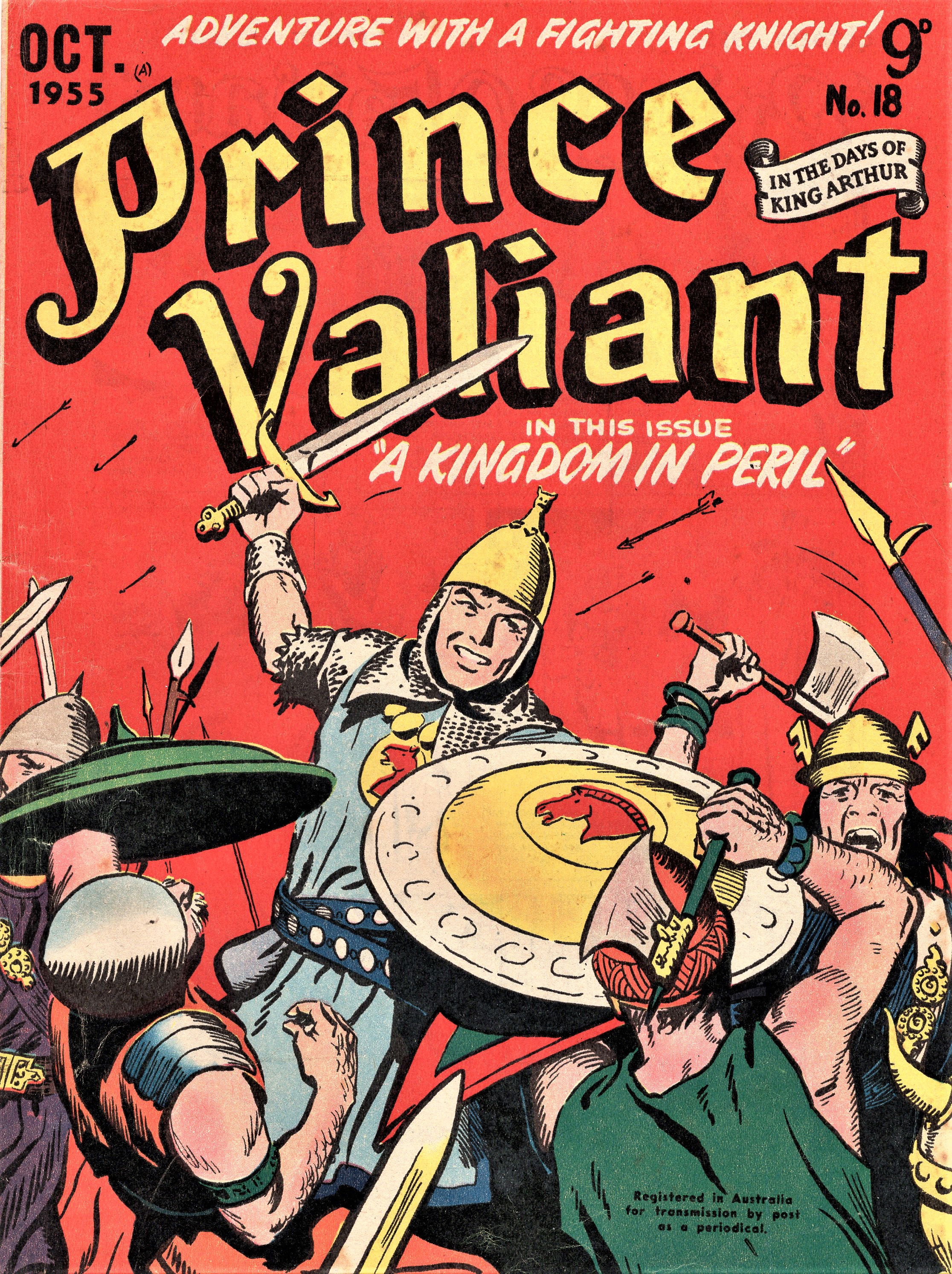 Prince Valiant in the Days of King Arthur (ANL, 1954 series) #18 (October 1955)