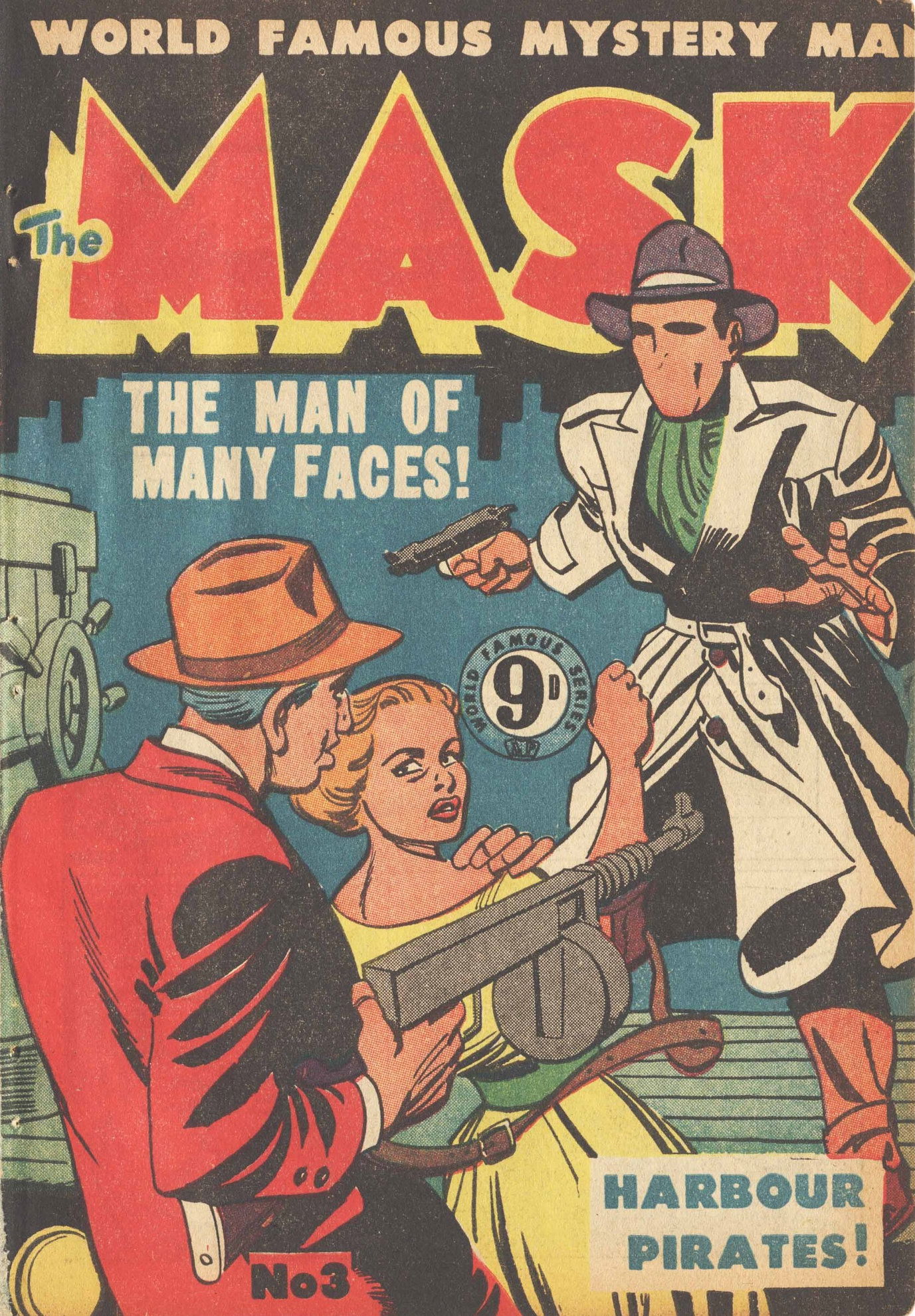 The Mask The Man of Many Faces (Atlas, 1954 series) #3 ([August 1954?])