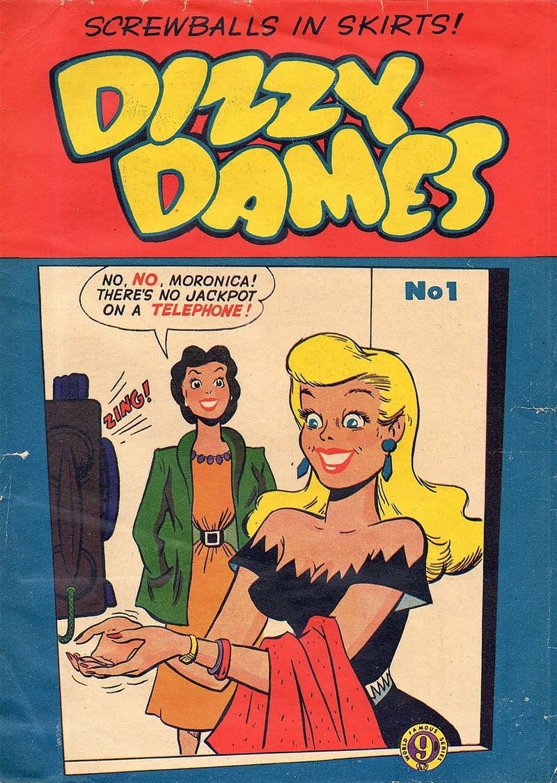 Dizzy Dames (Atlas, 1954 series) #1 ([April 1954?])