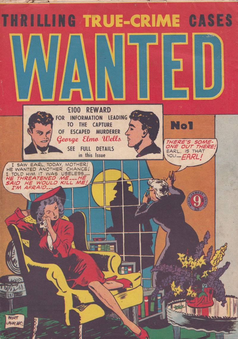 Wanted (Atlas, 1954 series) #1 ([July 1954?])
