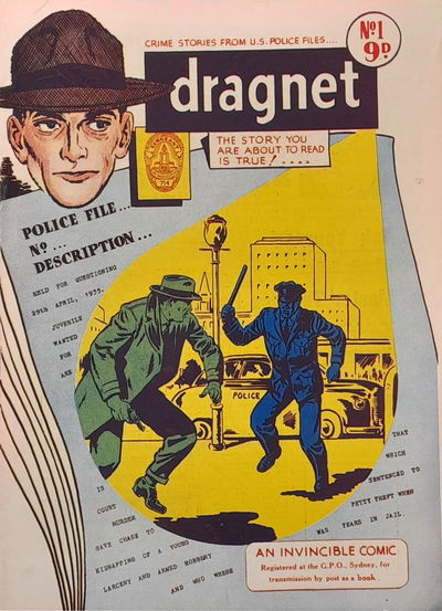 Dragnet (Invincible, 1954 series) #1 [July 1954?]