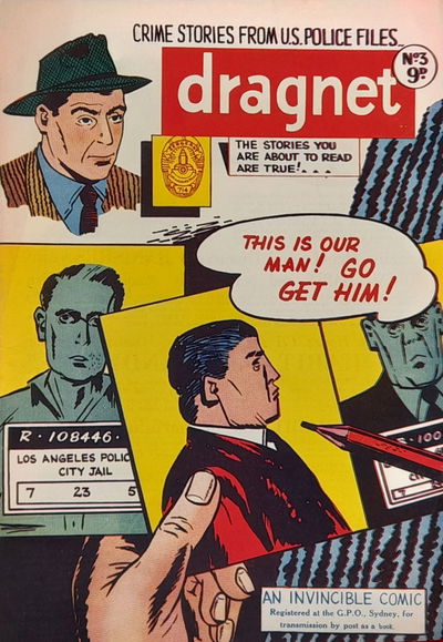 Dragnet (Invincible, 1954 series) #3 [September 1954?]