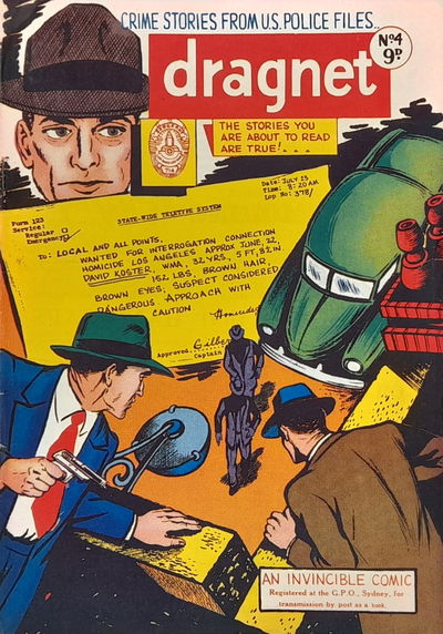 Dragnet (Invincible, 1954 series) #4 [October 1954?]