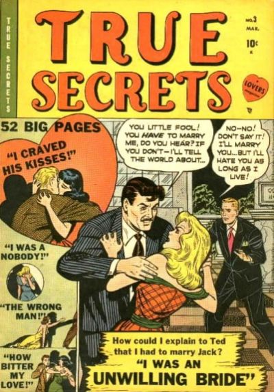 True Secrets  #3 (March 1950)
