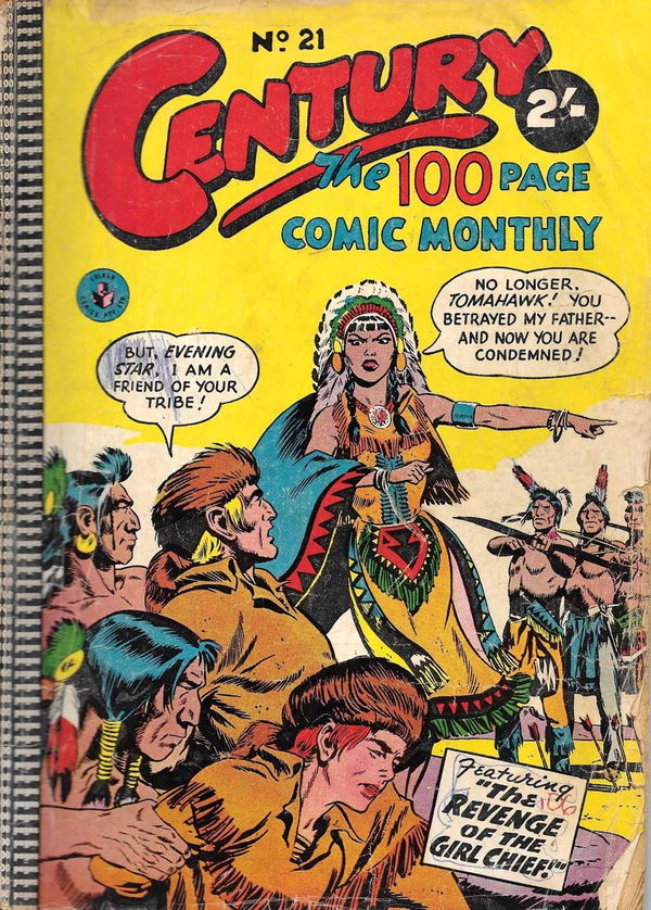 Century the 100 Page Comic Monthly (Colour Comics, 1956 series) #21 ([February 1958?])