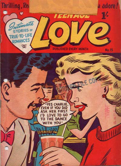 Teenage Love (Barmour, 1952? series) #15 ([June 1953?])