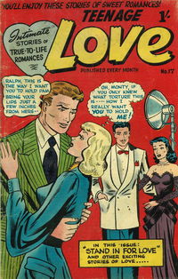 Teenage Love (Barmor, 1953 series) #17 [August 1953?]