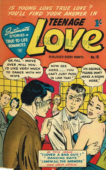 Teenage Love (Barmor, 1953 series) #18 ([September 1953?])
