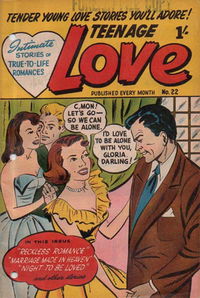 Teenage Love (Barmor, 1953 series) #22 [January 1954?]