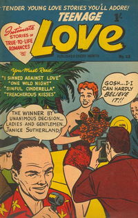 Teenage Love (Barmor, 1953 series) #25 [April 1954?]