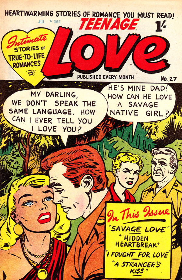 Teenage Love (Barmor, 1953 series) #27 ([June 1954])