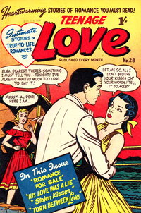Teenage Love (Barmor, 1953 series)  #28 (July 1954)