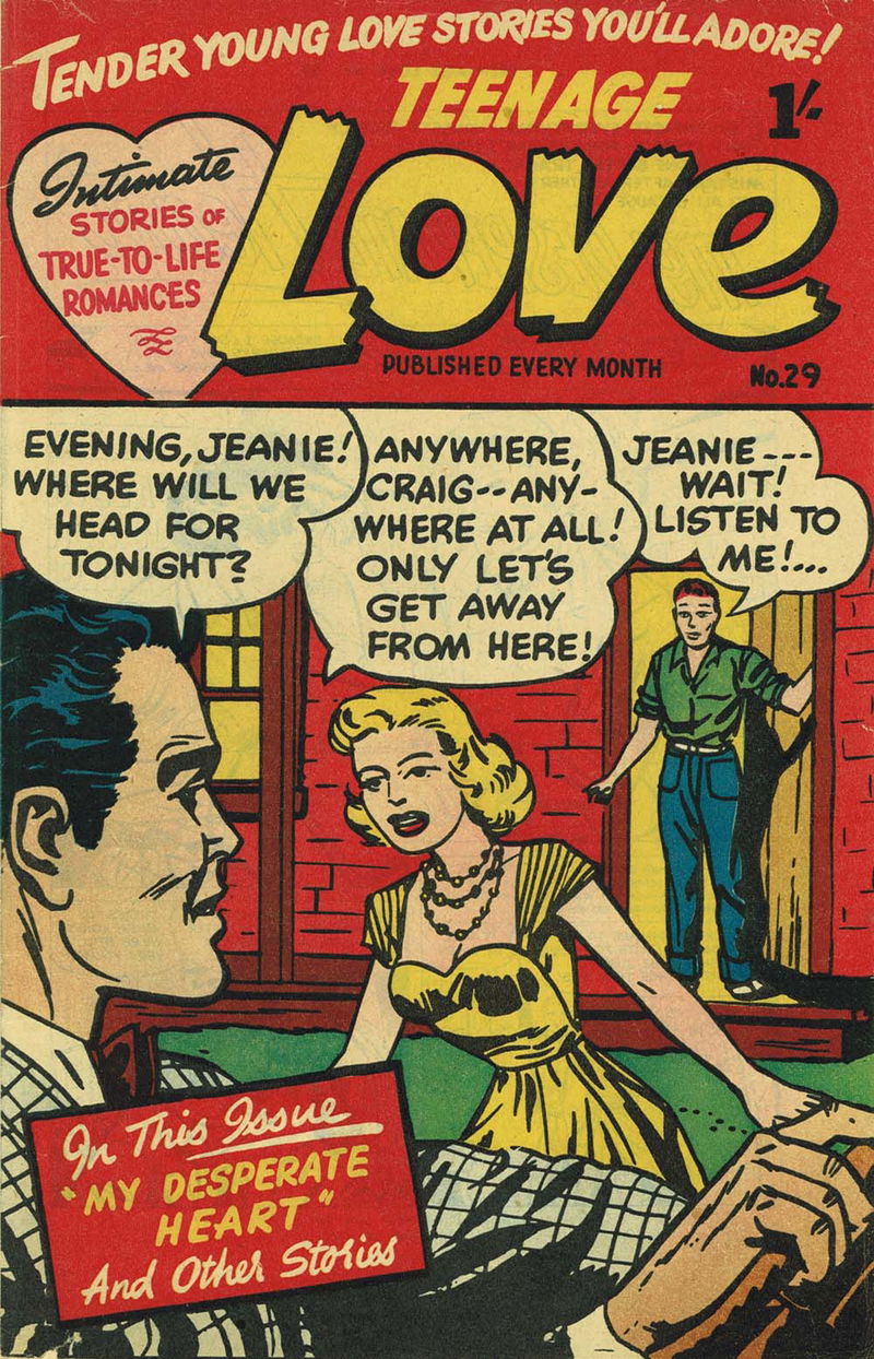 Teenage Love (Barmor, 1953 series) #29 ([August 1954?])