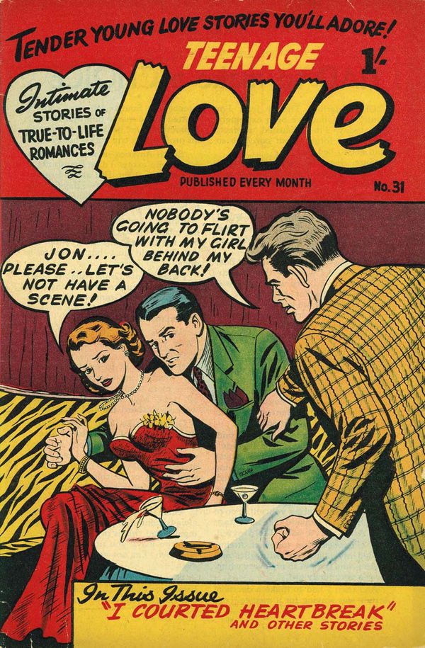 Teenage Love (Barmor, 1953 series) #31 ([October 1954?])