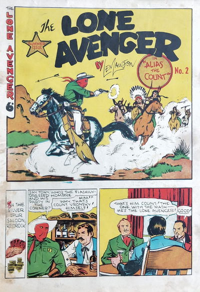 The Lone Avenger (HJ Edwards, 1950 series) #2 ([February 1951?])