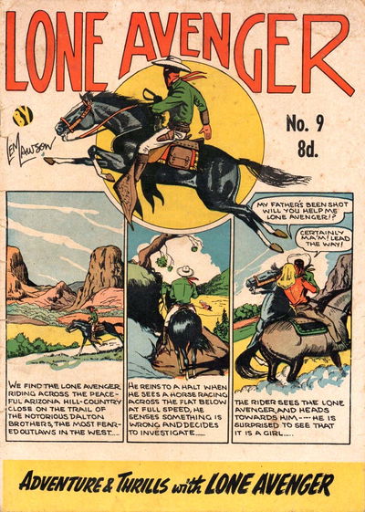 The Lone Avenger Special (Action Comics, 1952? series) #9 — Lone Avenger ([February 1952?])