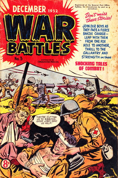 War Battles (Red Circle, 1952 series) #3 December 1952