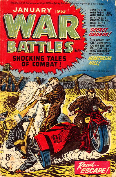 War Battles (Red Circle, 1952 series) #4 January 1953