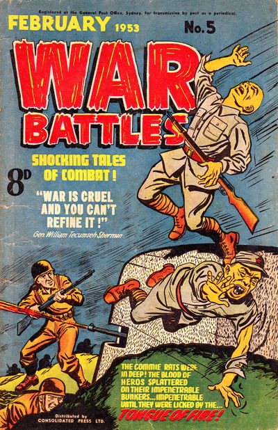 War Battles (Red Circle, 1952 series) #5 February 1953