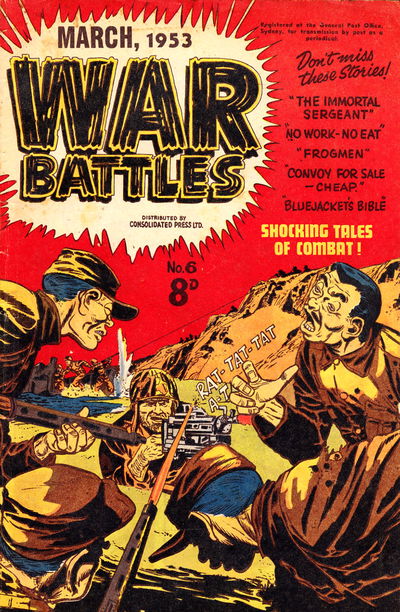 War Battles (Red Circle, 1952 series) #6 March 1953