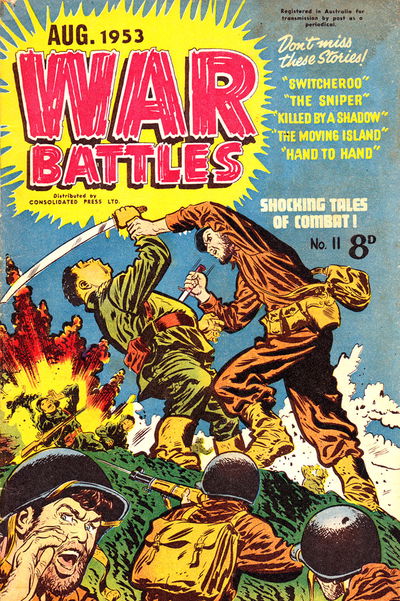 War Battles (Red Circle, 1952 series) #11 August 1953