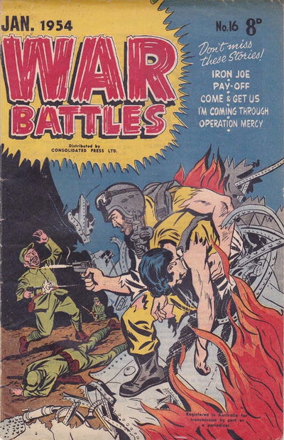 War Battles (Red Circle, 1952 series) #16 January 1954