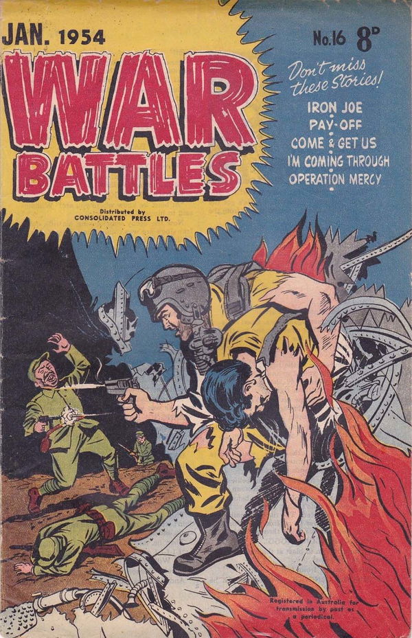 War Battles (Red Circle, 1952 series) #16 (January 1954)