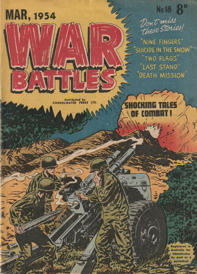 War Battles (Red Circle, 1952 series) #18 March 1954