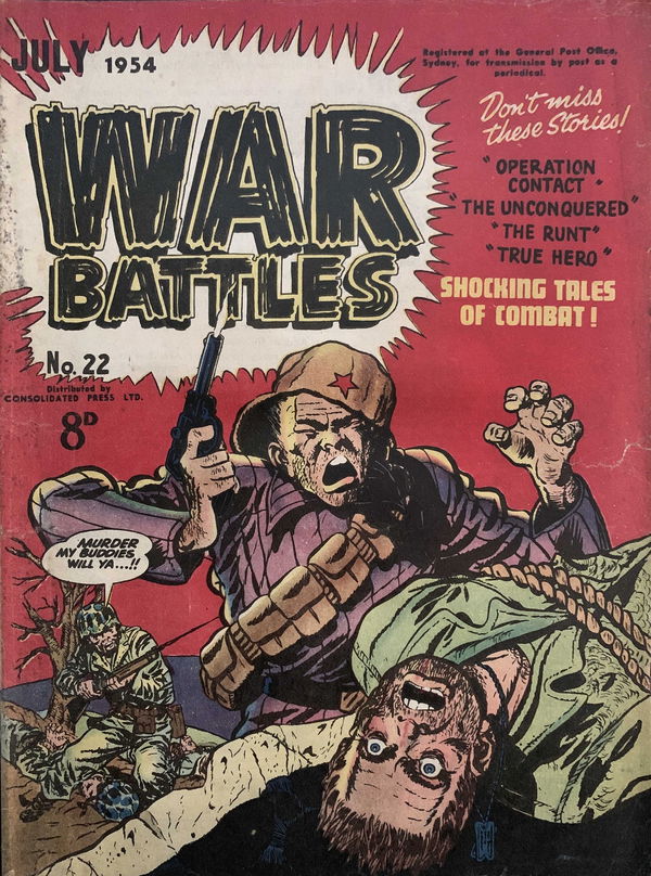 War Battles (Red Circle, 1952 series) #22 (July 1954)