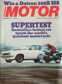 Modern Motor (Modern Magazines, 1976? series) v24#11 April 1978