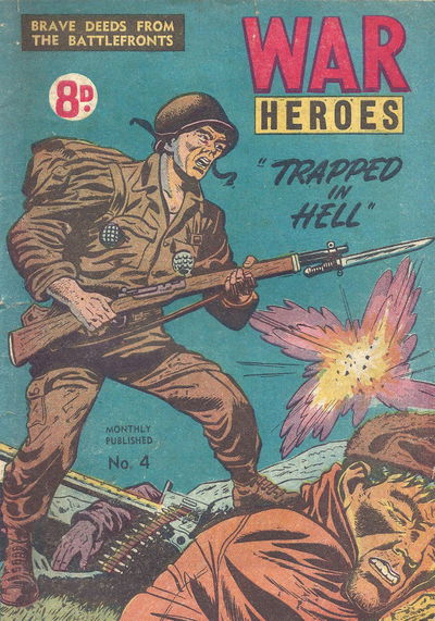 War Heroes (Blue Diamond, 1954 series) #4 ([April 1954?])