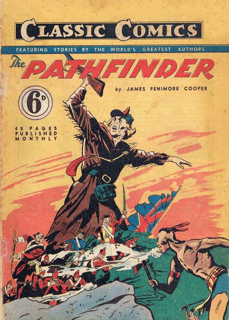 Classic Comics (Ayers & James, 1947 series) #3 — The Pathfinder (July 1947)