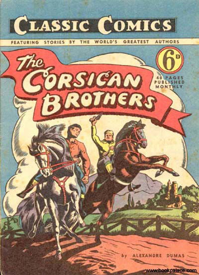 Classic Comics (Ayers & James, 1947 series) #4 — The Corsican Brothers ([August 1947?])