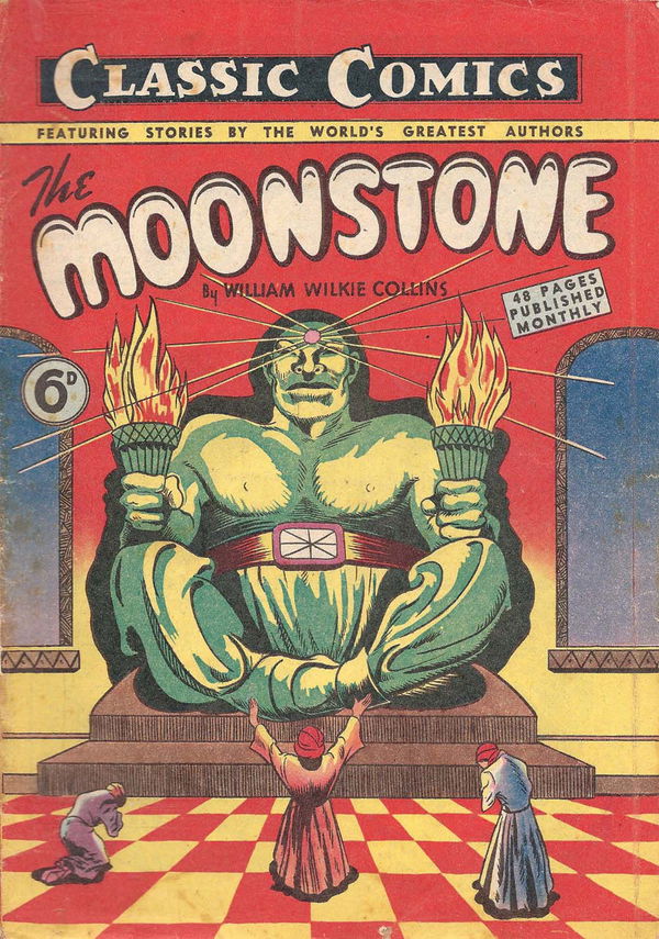 Classic Comics (Ayers & James, 1947 series) #5 ([September 1947?]) —The Moonstone