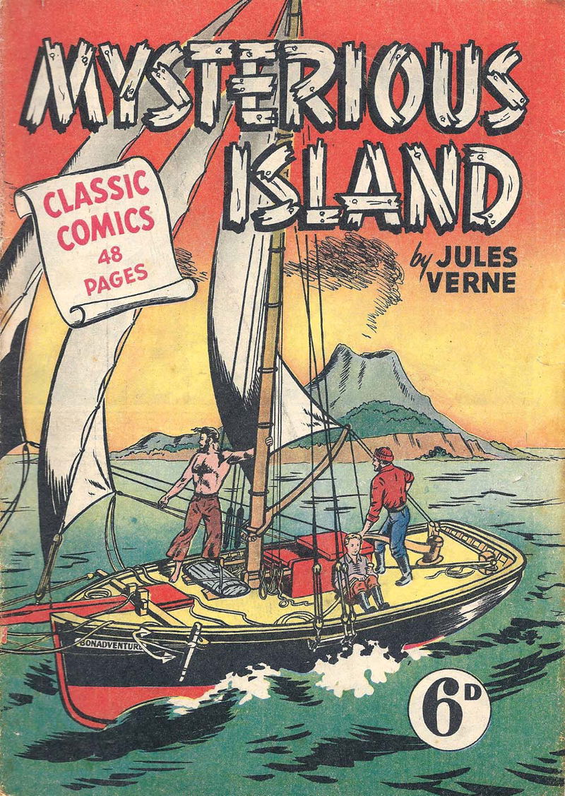 Classic Comics (Ayers & James, 1947 series) #10 — Mysterious Island ([February 1948?])