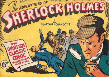 Classic Comics (Ayers & James, 1947 series) #13 ([May 1948?]) —The Adventures of Sherlock Holmes