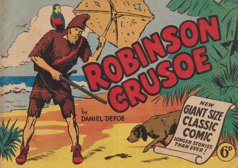 Classic Comics (Ayers & James, 1947 series) #14 — Robinson Crusoe ([June 1948?])