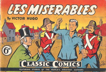Classic Comics (Ayers & James, 1947 series) #19 ([November 1948?]) —Les Miserables